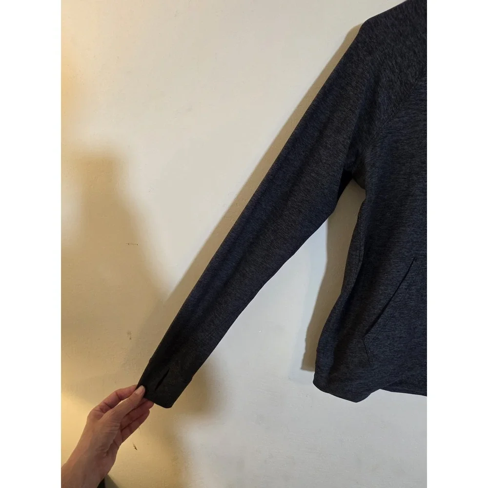 Outdoor‎ Voices CloudKnit Hoodie Charcoal Gray Heathered Pullover Small